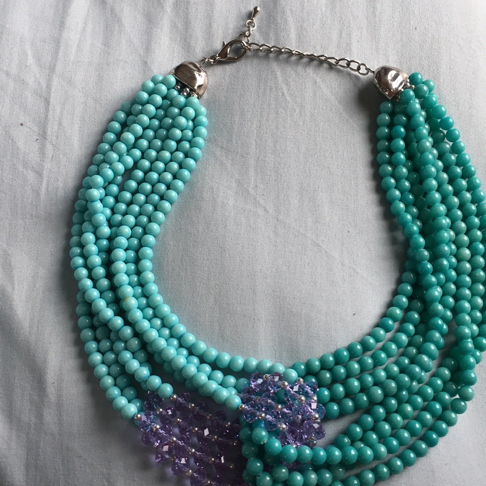 Beaded wrap necklace